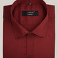 Cotton Tanmay Maroon Color Formal Shirt for Men's