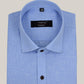 Cotton Tanmay Sky Blue Color Linen Fill Formal Cotton Shirt For Men's