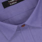 Cotton Tanmay Satin Orchid Purple Color Full Sleeves Formal Shirt for Men's