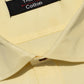 Cotton Tanmay Light Yellow Color Formal Shirt for Men's