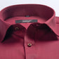 Maroon Color Mercerised Cotton Shirt For Men's