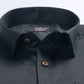 Black Color Mercerised Cotton Shirt For Men's