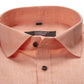 Cotton Tanmay Orange Color Linen Fill Formal Cotton Shirt For Men's