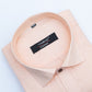 Cotton Tanmay Light Cream Color Linen Fill Formal Cotton Shirt For Men's