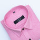 Cotton Tanmay Light Pink Color Linen Fill Formal Cotton Shirt For Men's