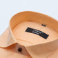 Cotton Tanmay Light Orange Color Linen Fill Formal Cotton Shirt For Men's