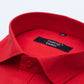 Red Color Mercerised Cotton Shirt For Men's