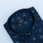 Blue Color Printed Shirt For Men's