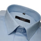 Sky Blue Color Lycra Cotton Shirt For Men's