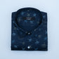 Blue Color Printed Shirt For Men's