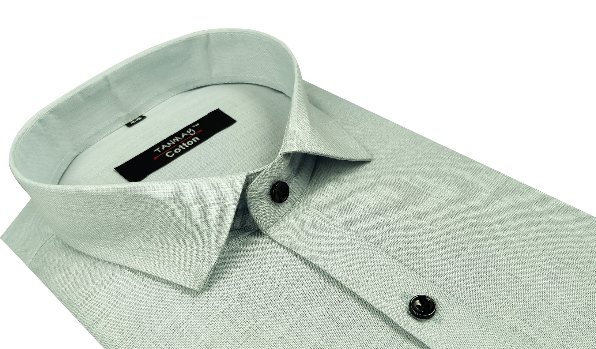 Grey Color Linen Cotton Shirt For Men