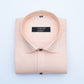 Cotton Tanmay Light Cream Color Linen Fill Formal Cotton Shirt For Men's