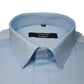 Sky Blue Color Lycra Cotton Shirt For Men's