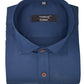 Cotton Tanmay Navy Blue Color Formal Shirt for Men's