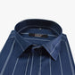 Navy Blue Color 100% Lining Cotton Shirt For Men's