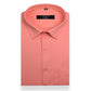 Light Orange Color Lycra Cotton Shirt For Men's