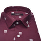 Maroon Color Printed Shirt For Men's