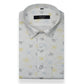 White Color Printed Shirt For Men's