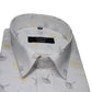 White Color Printed Shirt For Men's